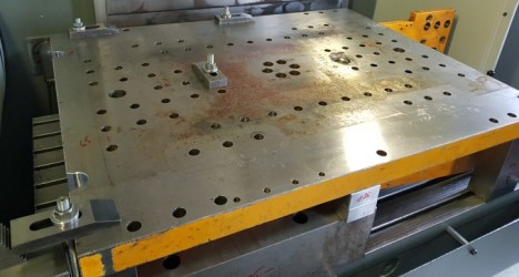 Bearbeitung Maschinenaufspannplatte